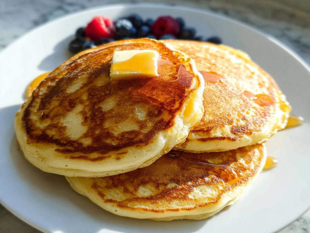 Basic Pancake Recipe | Fluffy Homemade Pancakes - Featured