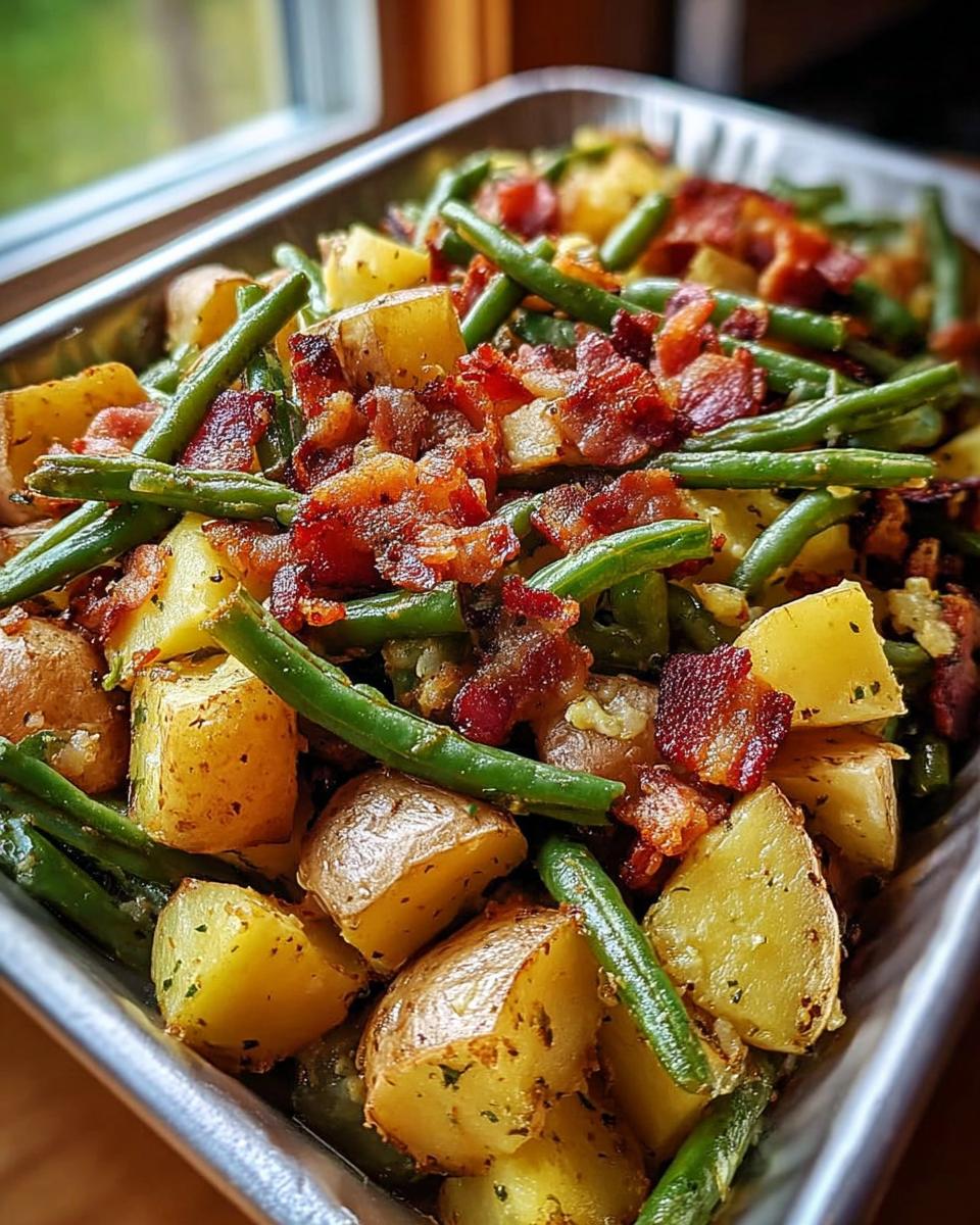 🥓 Country Ranch Green Beans and Potatoes with Bacon – Hearty Comfort Food! 🥔 - Other 1