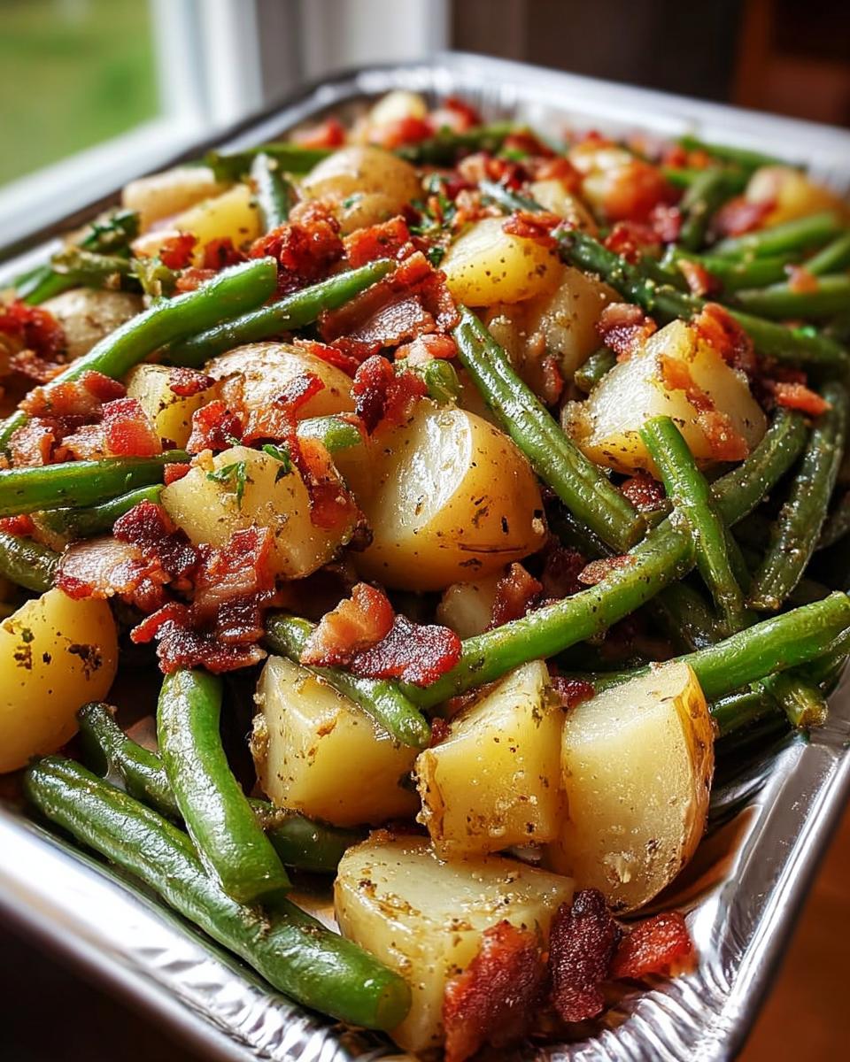 🥓 Country Ranch Green Beans and Potatoes with Bacon – Hearty Comfort Food! 🥔 - Other 4