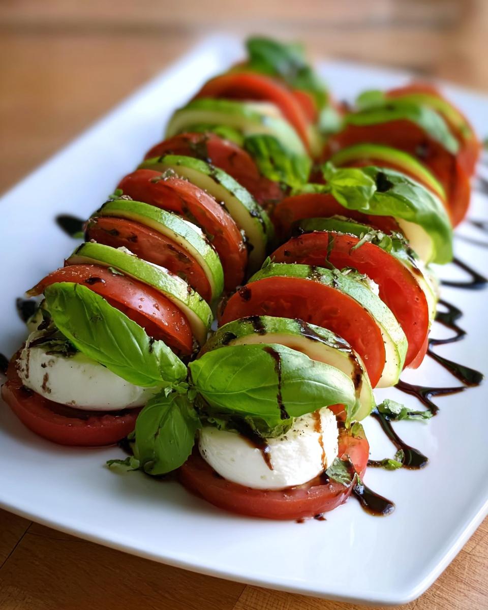 Easy Cucumber Caprese Salad - Other 1