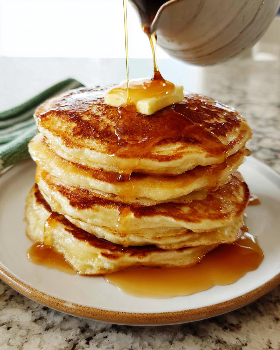 Easy Homemade Pancakes with Butter and Syrup - Other 2