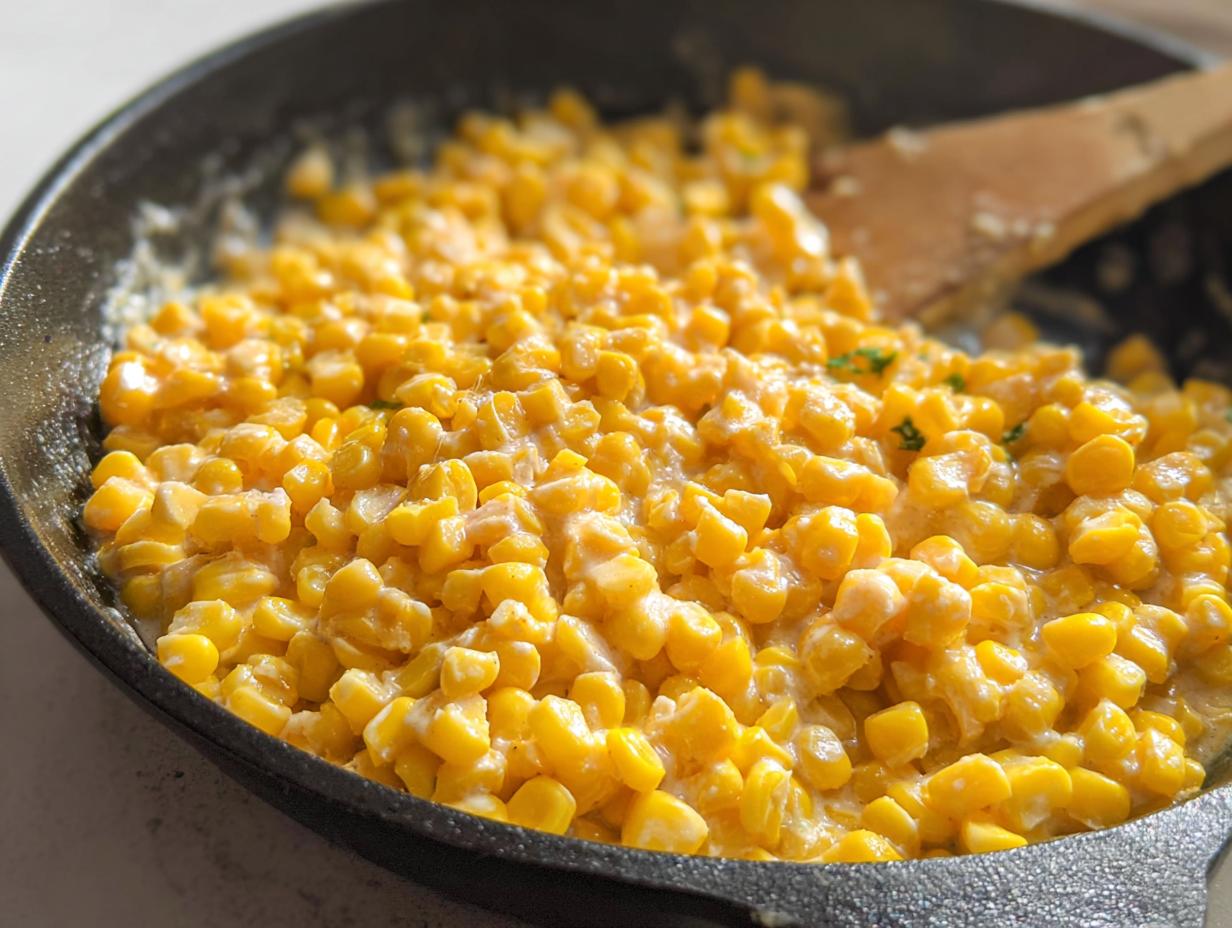 Easy Skillet Corn with Honey Butter - Perfect Side Dish - Featured