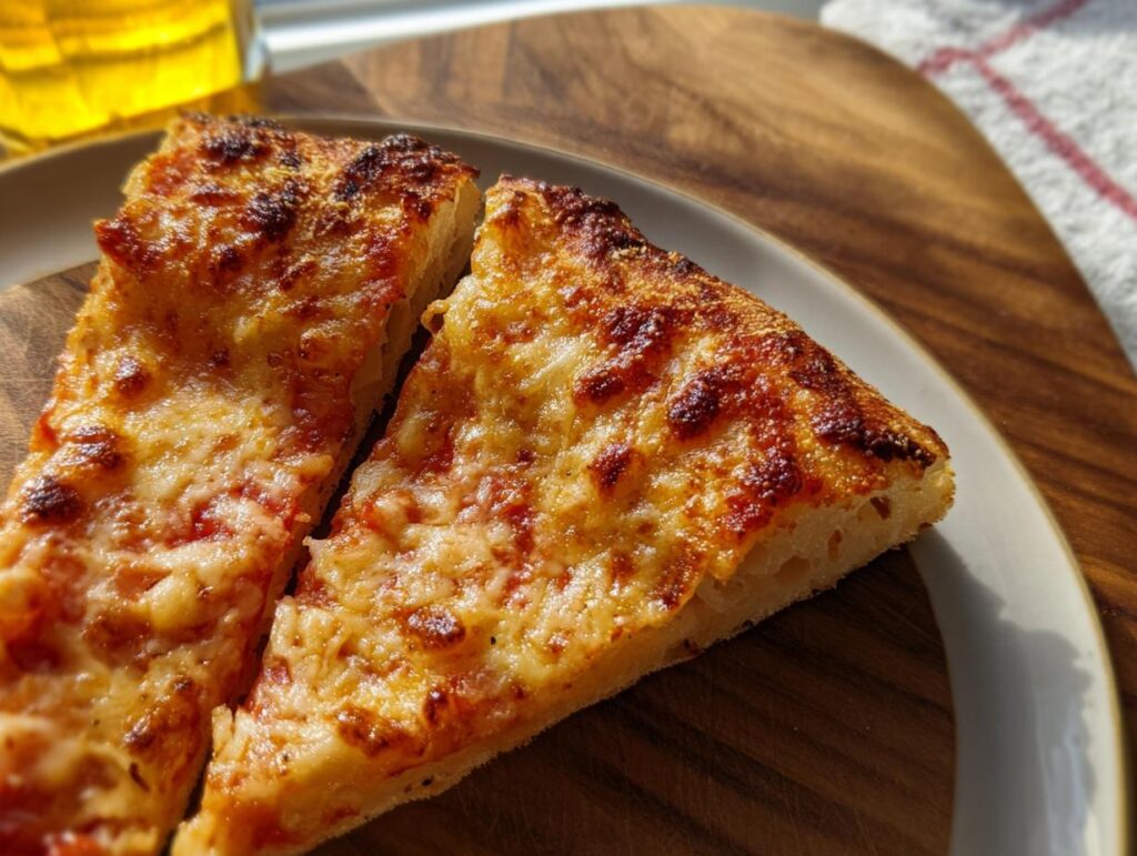 Two slices of homemade cheese pizza with bubbly, browned cheese, ready for The Only Pizza Night Recipes Recipe You’ll Need (2025).