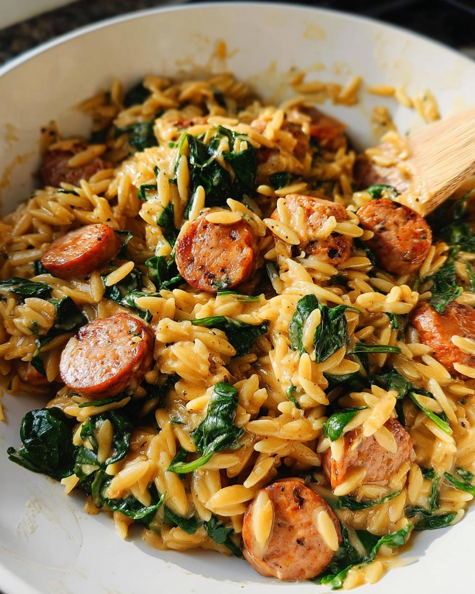 Creamy Chicken Sausage Orzo - Other 4
