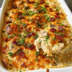 Creamy Low Carb Chicken Casserole - Featured