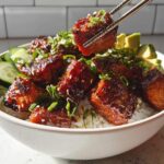 Crispy Salmon and Rice Bowl - Featured