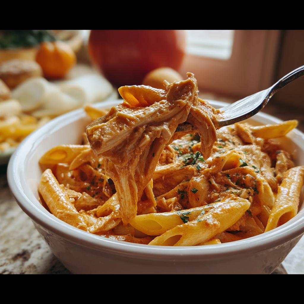 Crock Pot Creamy Cajun Chicken Pasta - Tasty