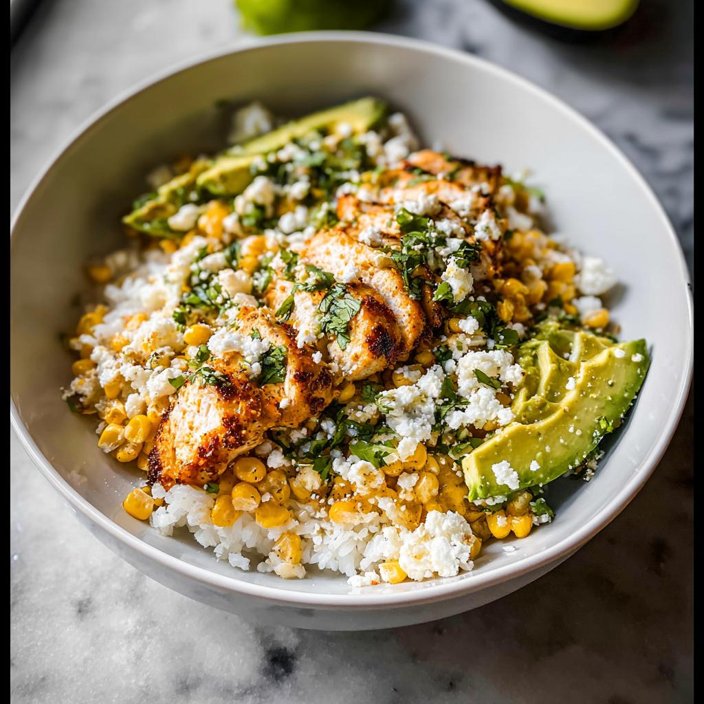 Easy Street Corn Chicken Bowl - Tasty