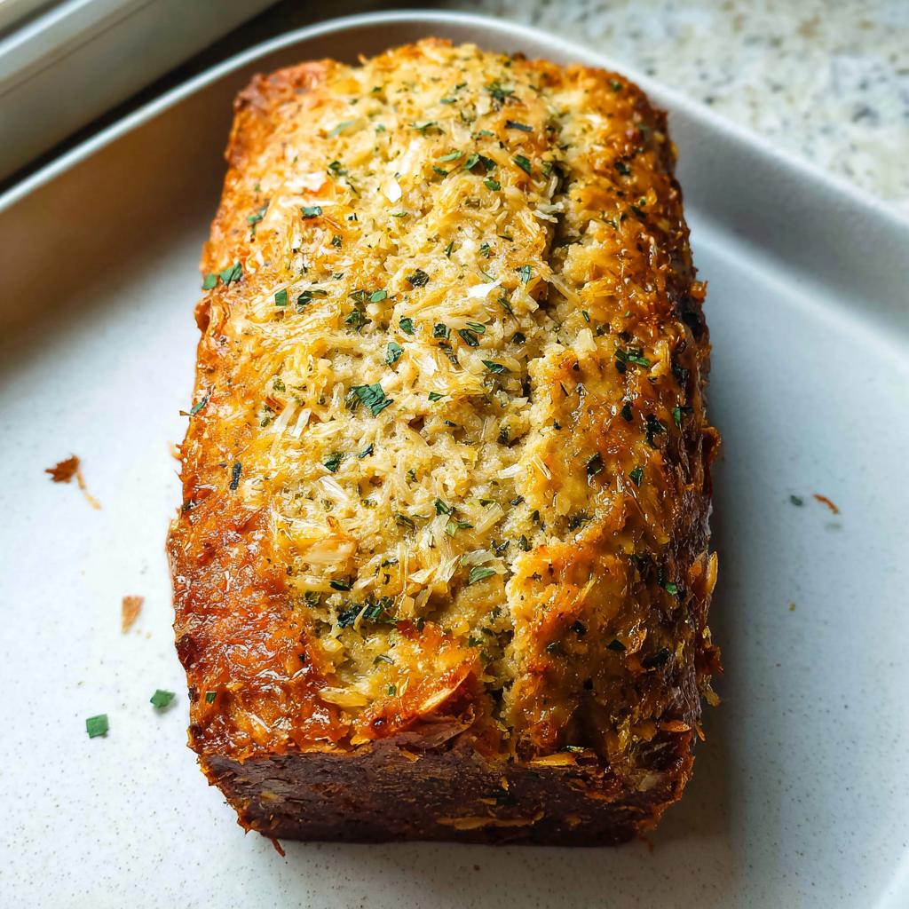 Garlic Parmesan Chicken Meatloaf - Tasty
