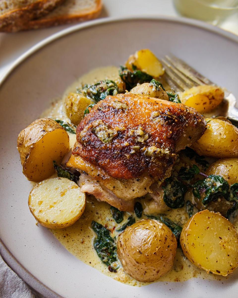 Garlic Parmesan Chicken Thighs and Potatoes - Other 1