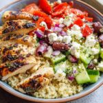 Greek Chicken Bowls: Easy Clean Eating Meal Prep - Featured