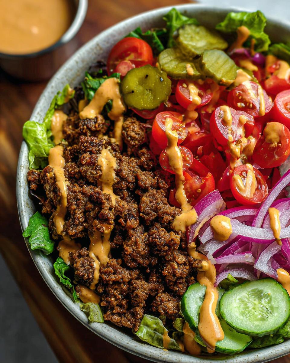 High-Protein Cheeseburger Bowls Recipe - Other 2