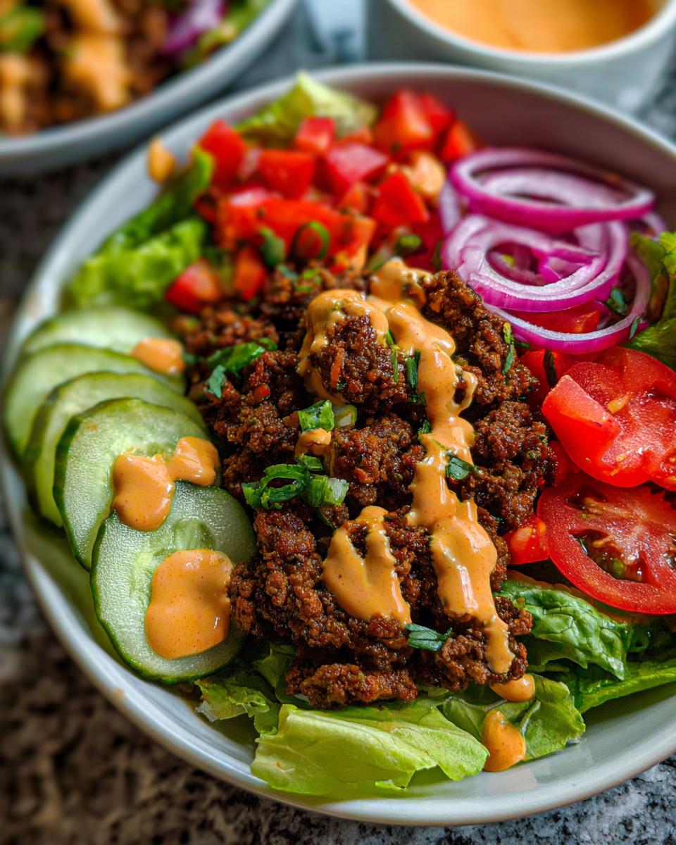 High-Protein Cheeseburger Bowls Recipe - Other 3
