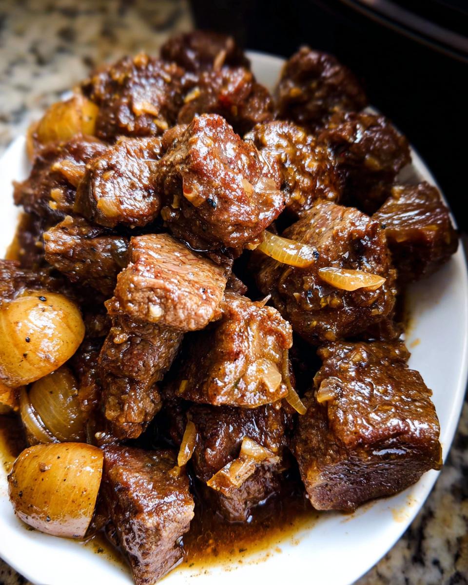 High Protein Slow Cooker Garlic Butter Beef Bites - Other 3