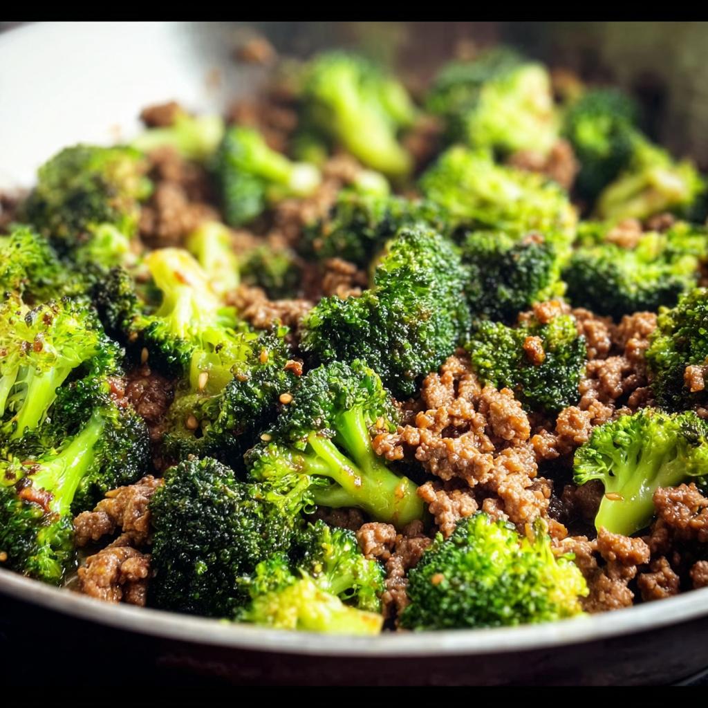 Keto Hamburger Broccoli Skillet - Tasty