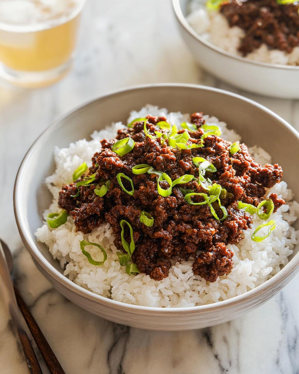 Korean Ground Beef Bowl - Other 3