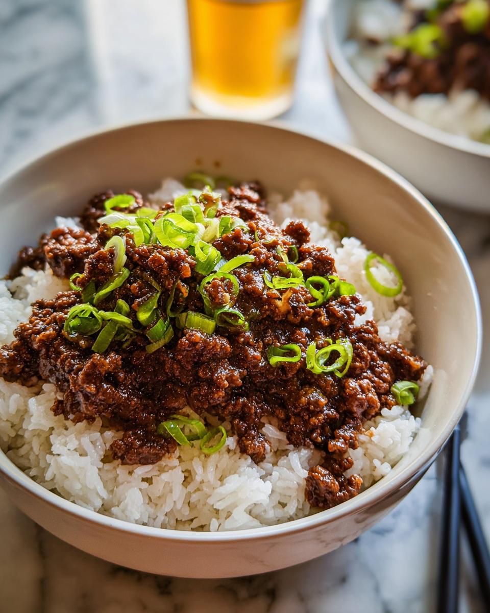 Korean Ground Beef Bowl - Other 4