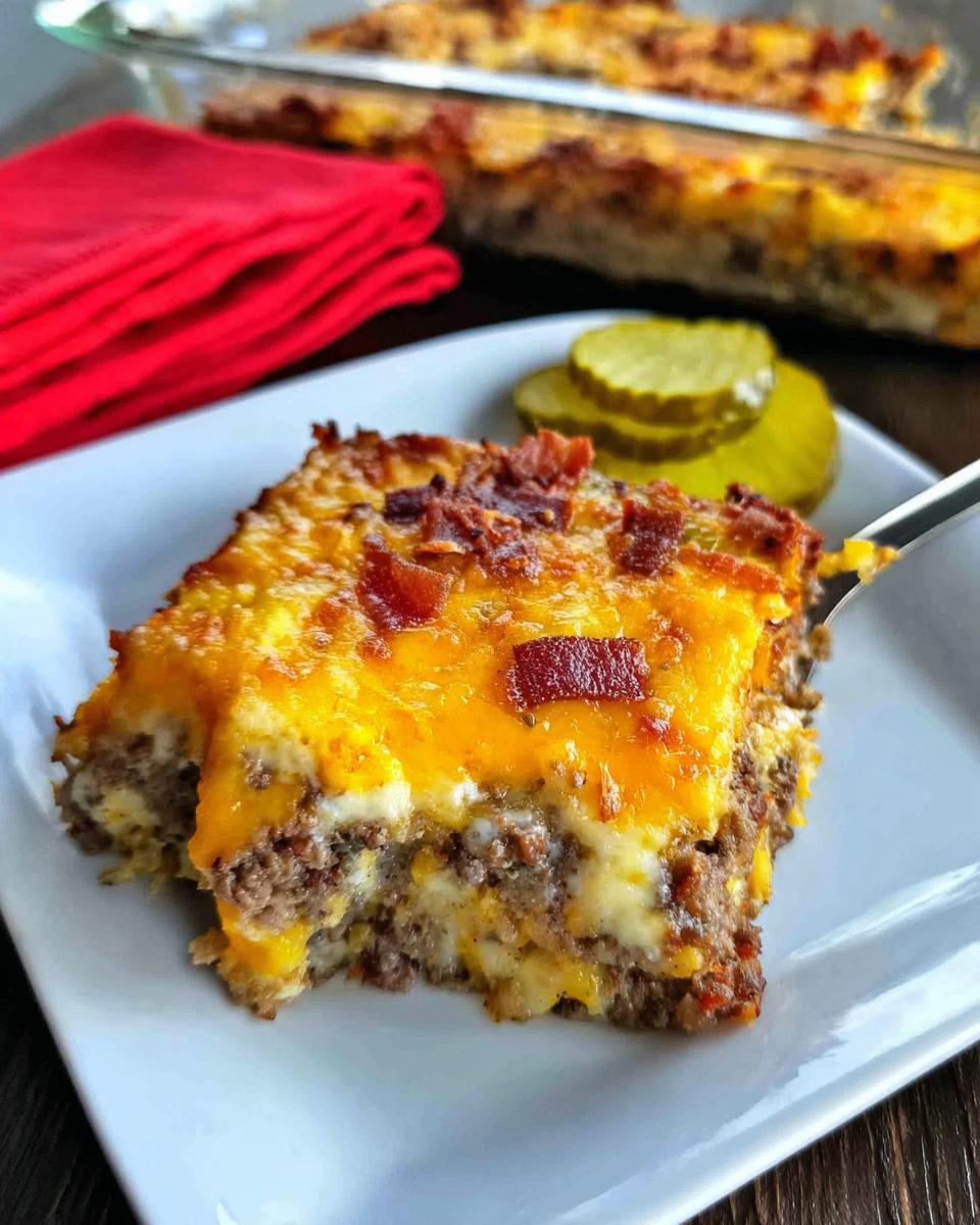 Low-Carb Bacon Cheeseburger Casserole - Other 2