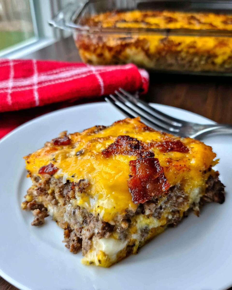 Low-Carb Bacon Cheeseburger Casserole - Other 3