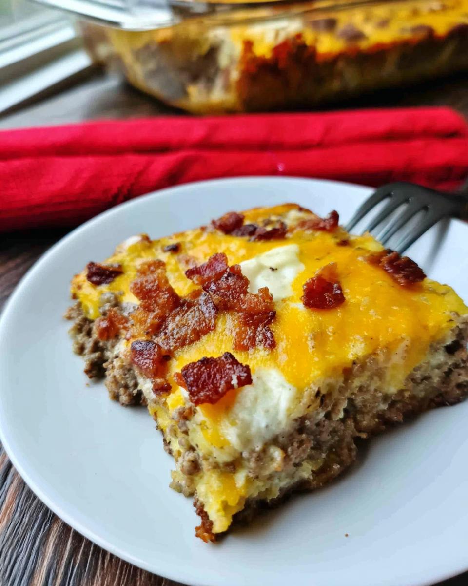 Low-Carb Bacon Cheeseburger Casserole - Other 4