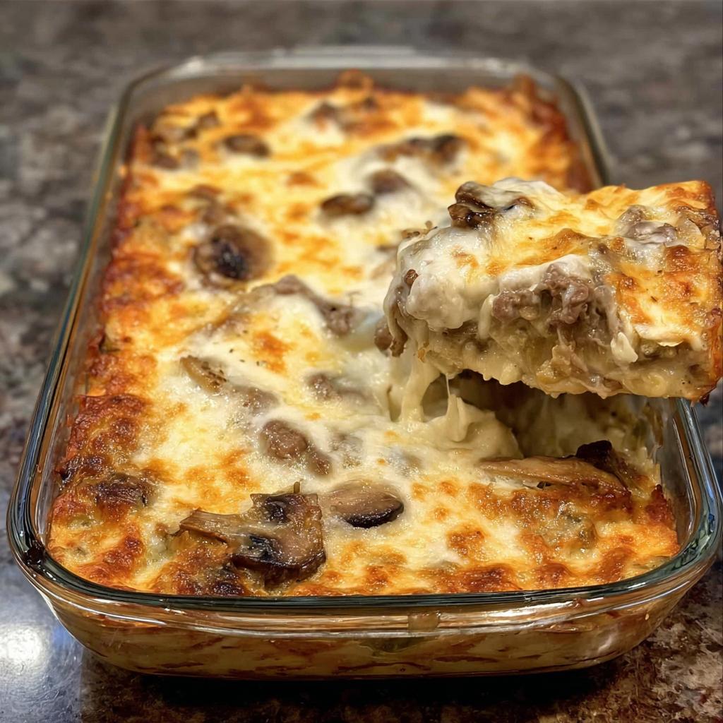 Low Carb Philly Cheesesteak Casserole - Tasty