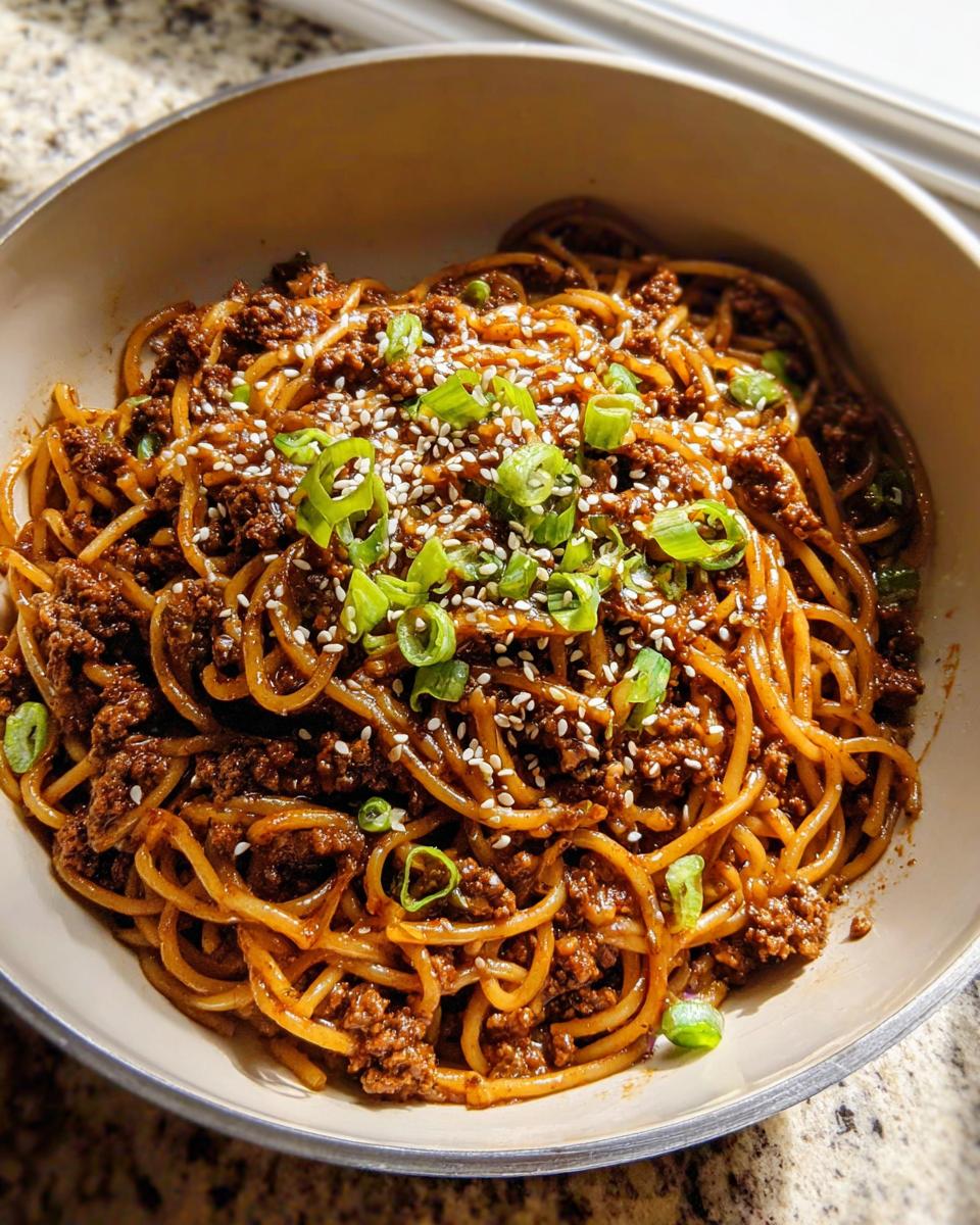 Mongolian Ground Beef Noodles Recipe - Other 2