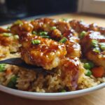 One-Pan Honey BBQ Chicken Rice - Featured