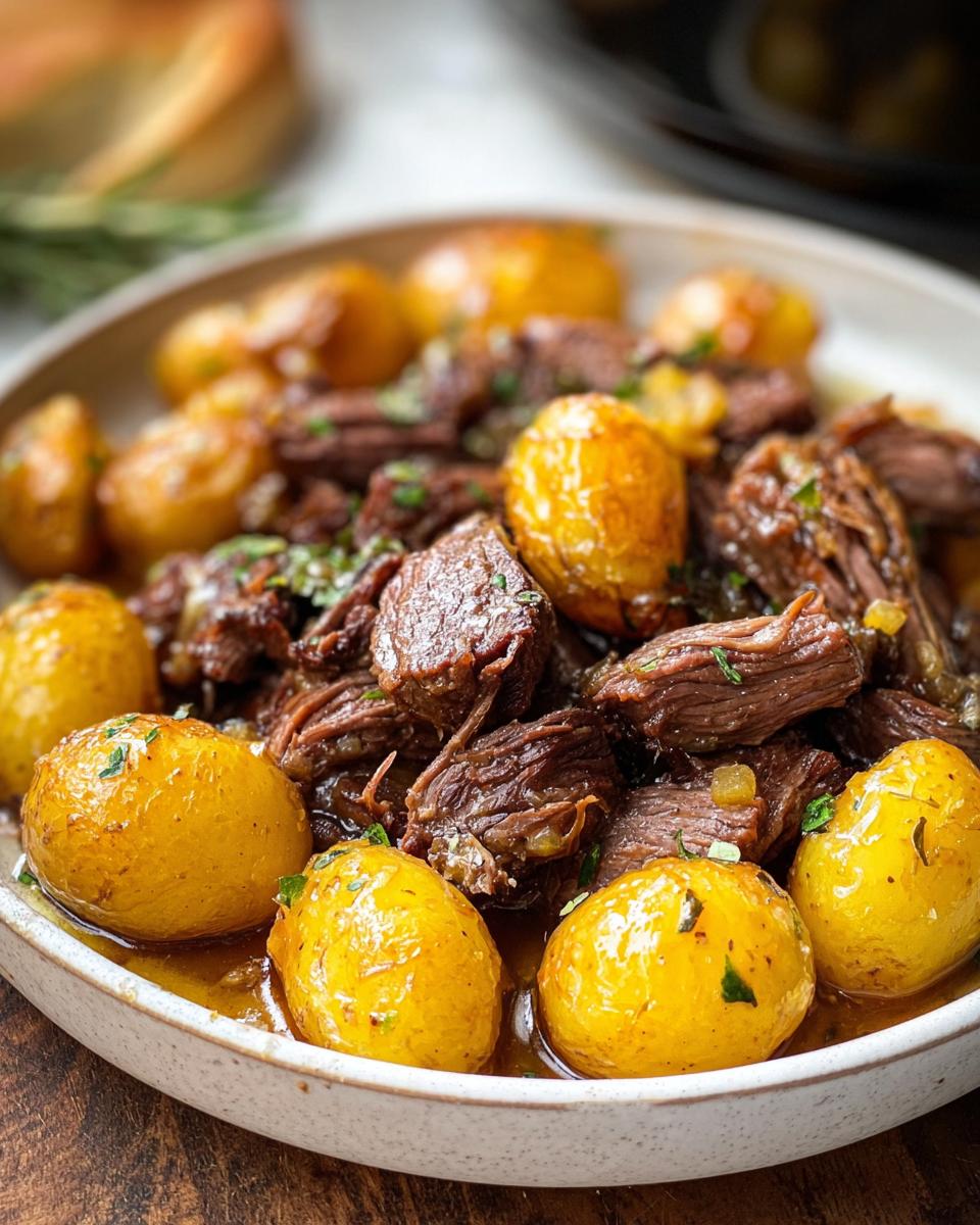 Slow Cooker Garlic Butter Beef with Potatoes - Other 3