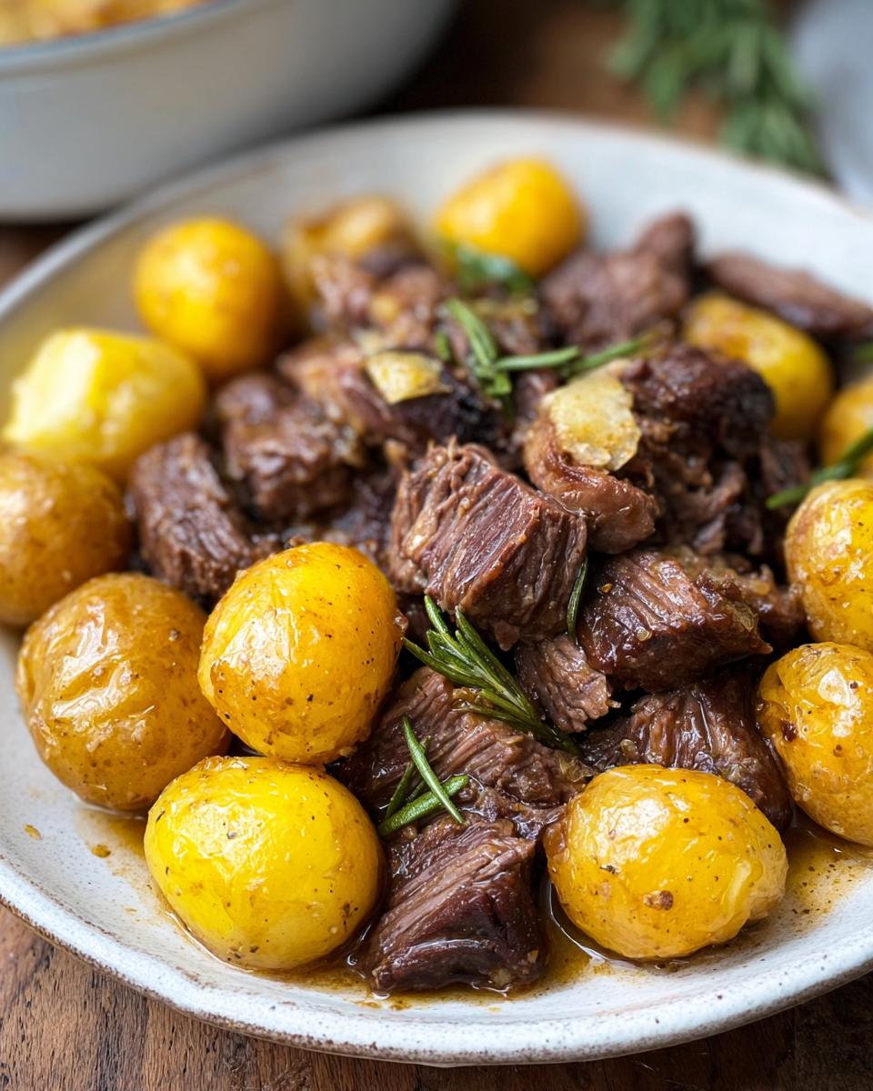 Slow Cooker Garlic Butter Beef with Potatoes - Other 4