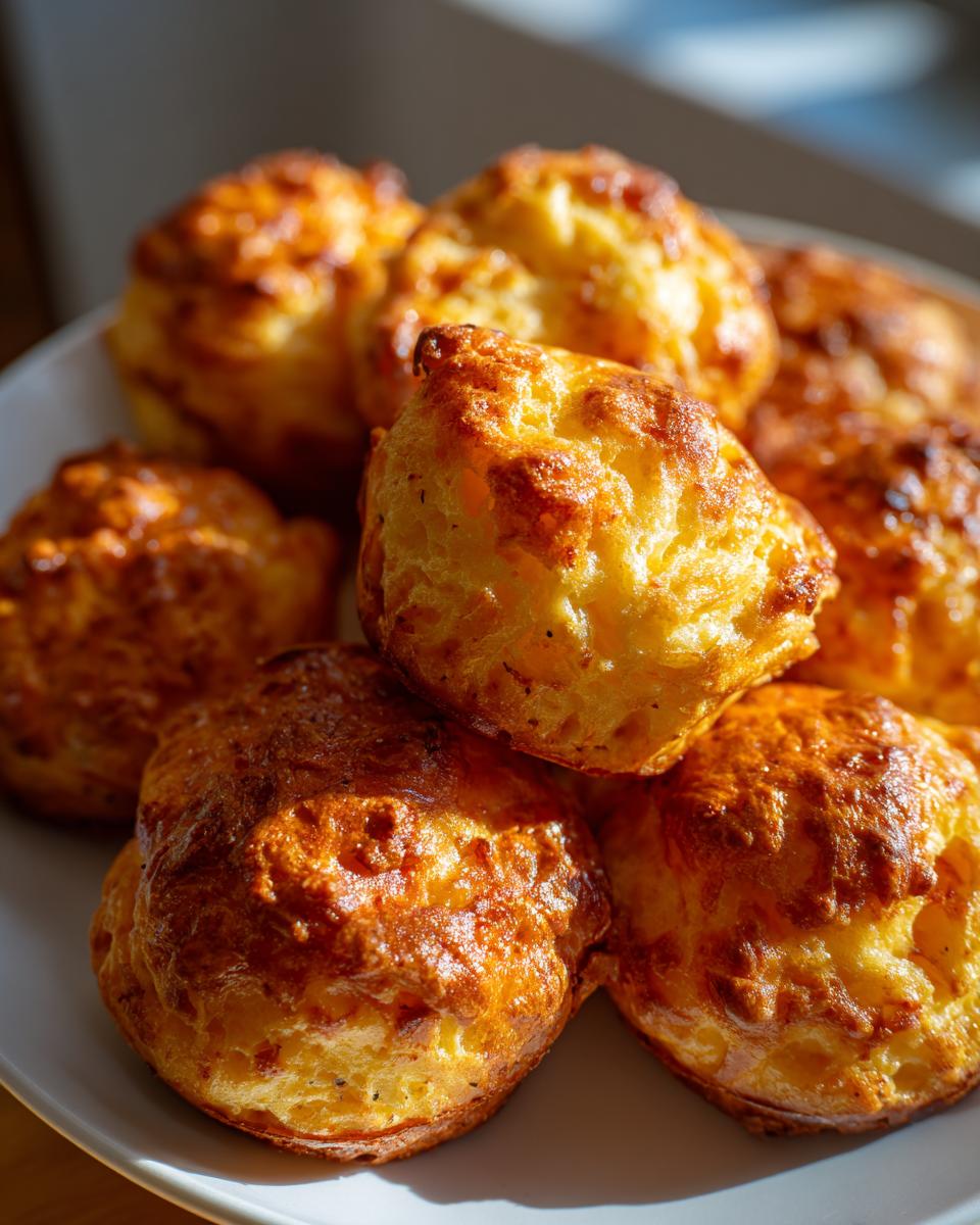 Golden brown salmon bites cooked in an air fryer, piled on a white plate.